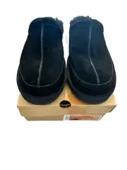Koolaburra by UGG Men's Suede Slippers Bordon Black