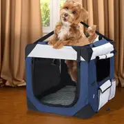 Pawz Pet Carrier Bag Dog Puppy Spacious Outdoor Travel Hand Portable Crate M