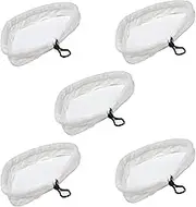 5PCS Steam Mop Microfiber Cloth Pad Washable Microfiber Mop Pads Cleaning Pads Washable Cleaning Pads Shark Steam Mop Pads for H2O Mop X5