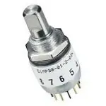 Grayhill 51DP30-01-1-AJN Switch Rotary SP Flatted Shaft PC Pins 0.2A 220VAC 2...