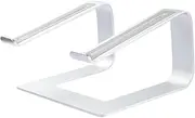 Uonlytech 1Pc Aluminum Alloy Laptop Stand Detachable Ventilated Riser for Improved Posture Heat Dissipation Slip Holder for Tablets Books Notebooks Portable Practical Design
