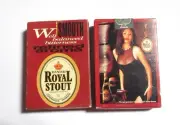 MALAYSIA Playing Cards ROYAL STOUT Beer REFINED AROMA Carlsberg 2001 Sexy Lady