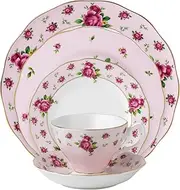 [Royal Albert] New Country Roses Pink 5-Piece Place Setting