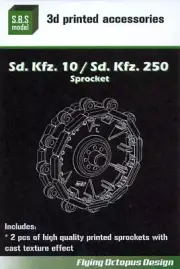 SBS Models 1/35 German Sd.Kfz. 10 / Sd.Kfz. 250 SPROCKETS 3D Printed Set