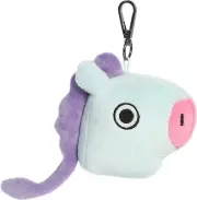 Aurora - Mini Blue BT21 - 4" MANG Clip-On - Lovable Stuffed Doll