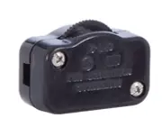 B&P Lamp Brown Hi-Low Inline Rotary Dimmer Switch