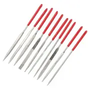 10Pcs Mini Electroplated Diamond File Rasp Needles for Fine Metal Carving