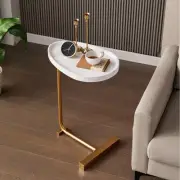 Small Side End Table 2022 New C Table Narrow round Bed Sofa Coffee Dinner Table