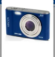 Minolta MND20-BL 2.7K HD 2.9" LCD 44 MP 16x Zoom Blue Digital Camera New In Box
