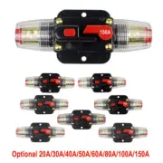20-150AMP Circuit Breaker Dual Battery IP67 12V-24V Fuse Manual Reset Waterproof