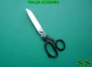 10" Tailor Stainless Steel Sewing Shears / Scissors 3 Pieces Black Handle