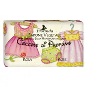 Florinda Baby Coccole di Profumo (Scented Cuddles) Rose Vegetal Soap Bar 100g