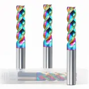 4mm 8mm 10mm Shank 3 Flutes Tungsten Carbide CNC Router Bit 4mm/8mm/10mm Cutting Diameter 12mm/24mm/30mm Cutting Length