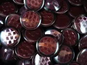 Buttons 22mm Dark Plum 30pc Sewing Clothing Crafts Sew Dressmaking