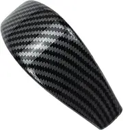 WGQGQ 1pcs Gear Shift Knob Cover Trim,Fit For Ford, Ranger 2015-2018 ABS Carbon Fiber Color Gear Shift Knob Shield