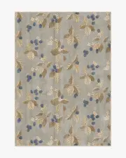 150' x 215' | Machine Washable Runner Rug | Kid & Pet Friendly | Indoor Rug | Rubus Azure & Fawn Flatwoven Rug by Sanderson | Ruggable
