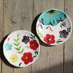手繪釉彩不規則6英寸蛋糕碟小彩碟盤陶瓷餐具用點心骨碟涼菜盤