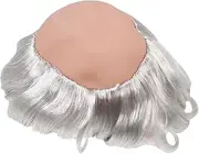 Wigs for Halloween Bald Man Wig for Masquerade Party Funny Wig for Cosplay and Carnival