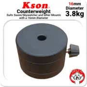 16mm Kson Counterweight for Saxon / Skywatcher + Other Telescope Mounts (3.8kg)