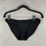 American Eagle Outfitters Aerie Bikini Bottom Size Medium NWT Black Stretch