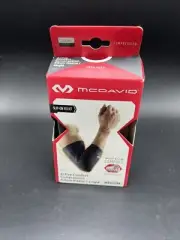 McDavid 6307 Active Comfort Compression Elbow Sleeve Gray/Black - Size Medium