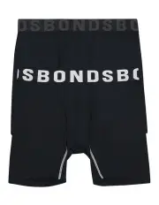 [Bonds] Chafe Off Trunk 2 Pack in Black