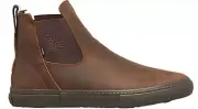 Globe Men's Dover II Leather Elastic Side Casual Boots Dark Brown/ Wasted Talent