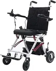 Electric Wheelchair, Lightweight Foldable Power Wheelchairs Motorized Wheel Chair for Adults Seniors Indoor Outdoor Home Travel