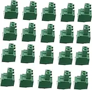 Healvian 50 Piece Set of Terminal Block Connectors 3.5mm Angle Line Terminals for Projects