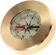 UPKOCH Vintage Copper Compass for Hiking and Survival Waterproof Hiking Camping Nautical Instrument for Outdoor Camping and Car Navigation