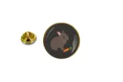 pins pin's badge metal lapel hat button rabbit carrot