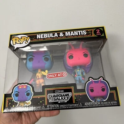 Funko POP! Guardians of the Galaxy Vol. 3 Nebula & Mantis Blacklight Target Exc.