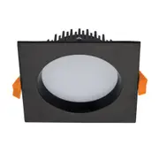 Deco Square Recessed LED Downlight 13W Black Aluminium 3CCT / DALI - 21592