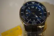 INVICTA 52MM SWISS MECHANICAL PRO DIVER MODEL #22481 SPINEL SAPPHIRE