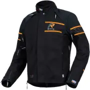 Rapto-R Black Orange Motorcycle Textile Jacket