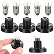 10pcs School Teaching Instruments E10 Led Bulb Physics Experiment Light Holder
