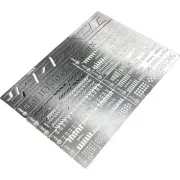 13 In 1 Steel Auxiliary Stencil Templates For 1/100 1/144 MG Gundam Detail-up