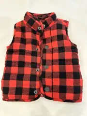 ✨✨Kids/Toddler Brand New Mud Pie Plaid Vest 12/18mo✨✨