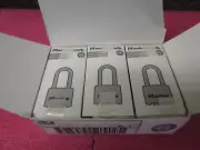 NEW! Qty (6) Master Lock 175LH Key-Controlled Combination Padlocks