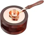F Fityle Wax Seal Warmer Wax Seal Stamp Set Wax Seal Warmer Melting Spoon Kit Wax Sticks for Wax Sealing Stamp