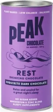 Rest Dark Drinking Chocolate Sugar Free Hot Chocolate Powder 300g 20 Serves