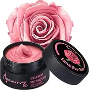 Beauty7 Eyelash Extension Glue Remover Cream, Eyelash Extension Removal Anti-allergic and Odorless 5g Rose Scent Eyelash Glue Remover