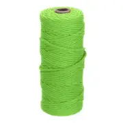 3mm x 109 Yard Fruit Green Cotton Macrame Rope, 2 Strands Twisted Cotton Cord