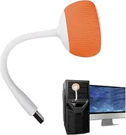 Small Computer Speakers - Plug in Desktop Speakers | Loud Volume PC Speaker | USB Powered Laptop Soundbar with Bendable Cable | PC Speakers | Multimedia Speakers for Monitor Working Studying Meeting