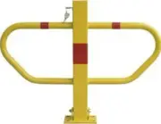 Fold Down Car Park Lock Large Size Winged Parking Barrier with Padlock and Keys