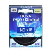Hoya 62mm ND16 Pro1D DMC filter