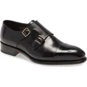Santoni IRA Double Monk Strap Shoe