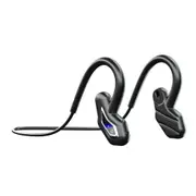 True Wireless Bluetooth Headphones Bone Conduction Sports Headphones IPX5 Hands Free Stereo Headphones with Mic for Running
