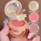 3 In 1 Matte Highlighter Blush Palette Highlight Powder Matte Blush 2024