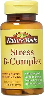 Nature Made Stress B Complex With Zinc Size 75ct (Pack of 2) 150 ct total